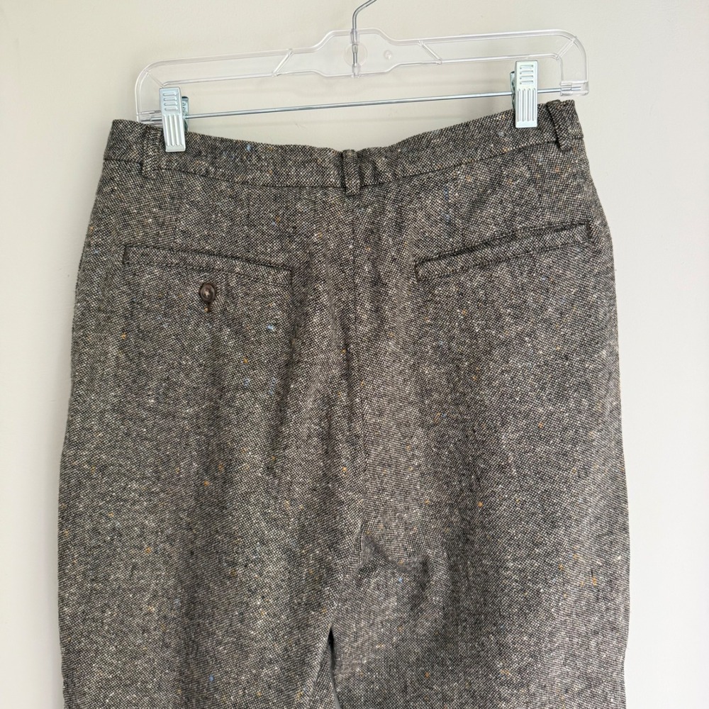 J. CREW Oarsman Vintage Donegal Tweed Wool Cashmere Pants 30X30 Flat Front - Picture 4 of 8